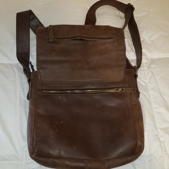 Claire Chase Leather Messenger Bag - Picture 2 of 8